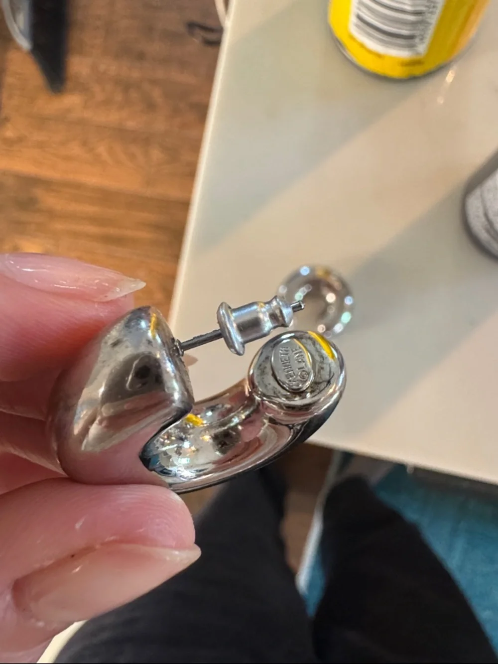KENNETH JAY LANE

Polished Silver Chubby Hoops - Picture 3 of 4